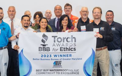 Best Buy Waterproofing Wins 2023 Better Business Bureau Torch Award for Ethics