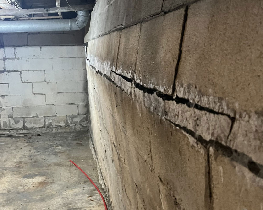 Basement Walls Are Bowing or Bulging | Foundation Repair